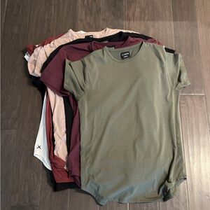 Cuts Clothing Men's T-Shirt Collection - Olive, Maroon, Black, Cream